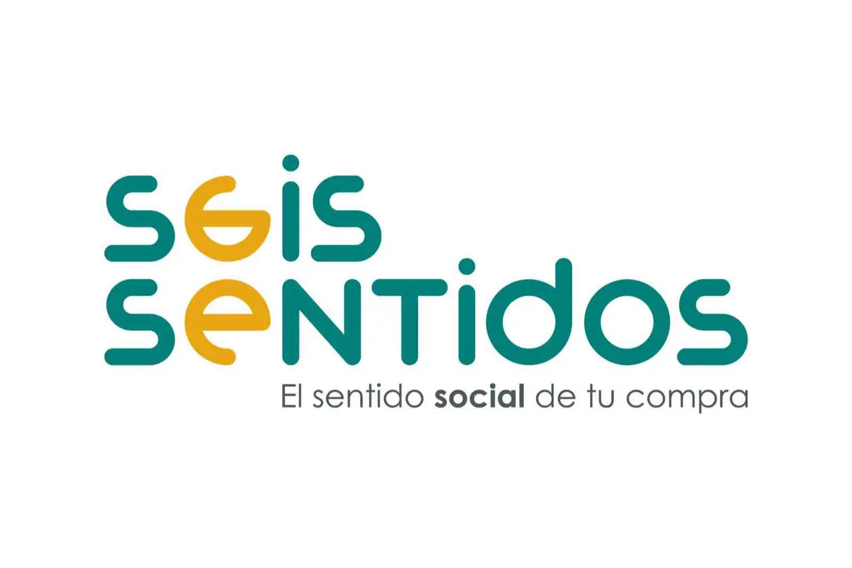 Logotipo de Seis Sentidos con el eslogan El sentido social de tu compra