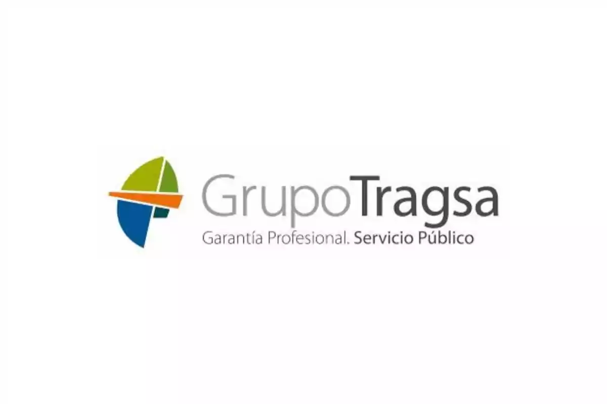 Logotipo de Grupo Tragsa con el lema "Garantía Profesional. Servicio Público".